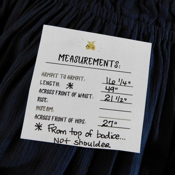 WATERCULT Smocked Maxi Dress Blue Beach Cover Up Fringed Resortwear Summer Small - Picture 13 of 13